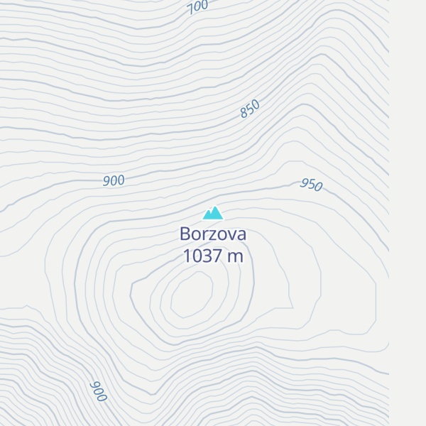 Map of Borzova