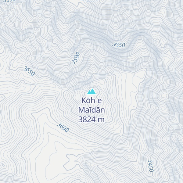 Map of Kōh-e Maīdān