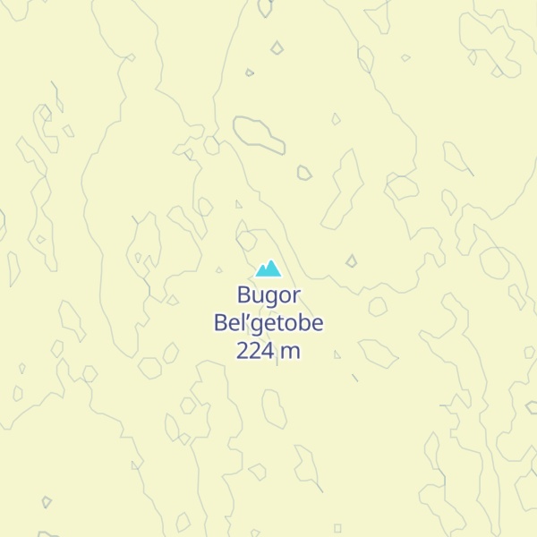 Map of Bugor Bel’getobe