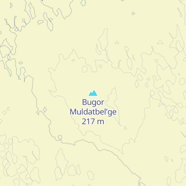 Map of Bugor Muldatbel’ge
