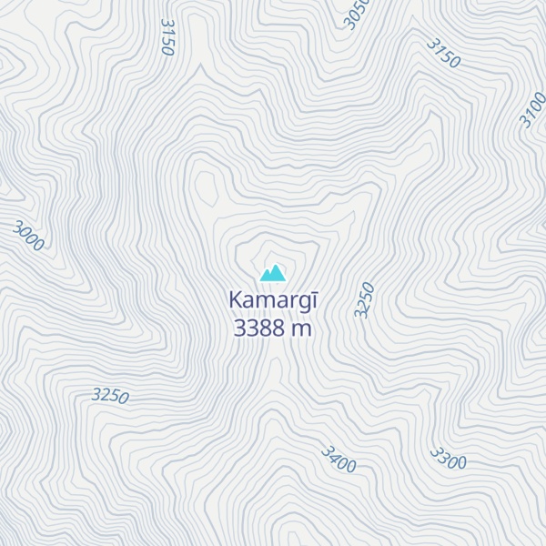 Map of Kamargī