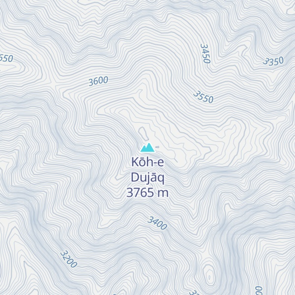 Map of Kōh-e Dujāq