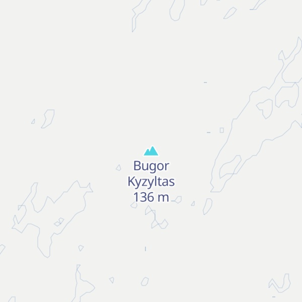 Map of Bugor Kyzyltas