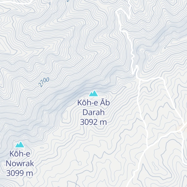 Map of Kōh-e Āb Darah