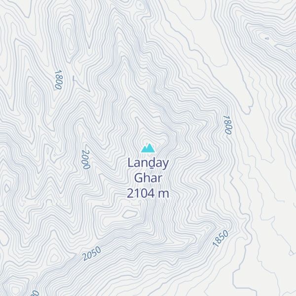 Map of Lanḏay Ghar