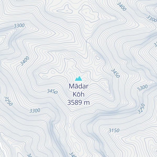 Map of Mādar Kōh