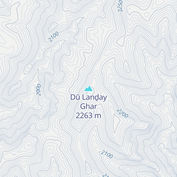 Map of Dū Lanḏay Ghar