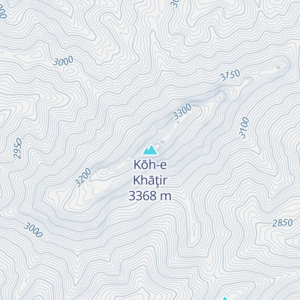 Map of Kōh-e Khāţir