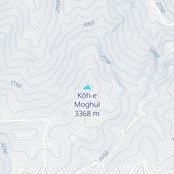 Map of Kōh-e Moghul