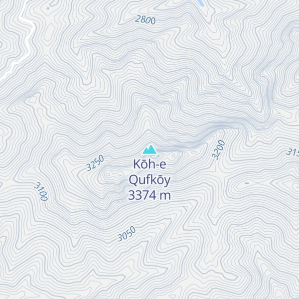 Map of Kōh-e Qufkōy