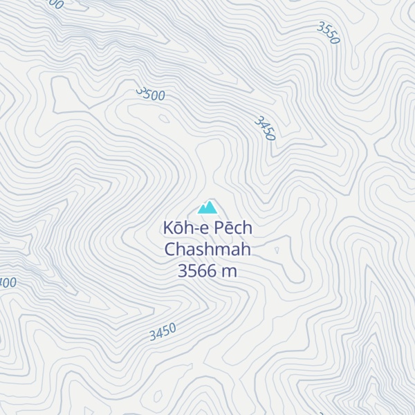Map of Kōh-e Pēch Chashmah