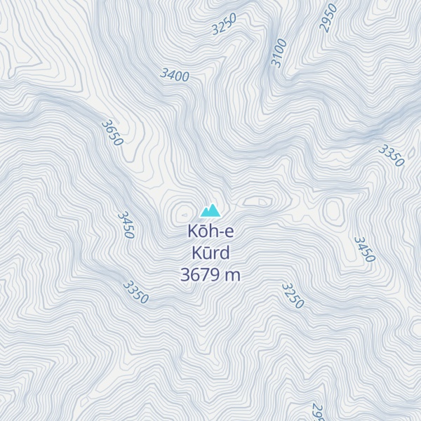 Map of Kōh-e Kūrd