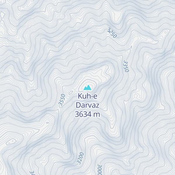 Map of Kuh-e Darvaz