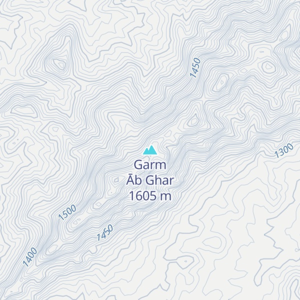 Map of Garm Āb Ghar