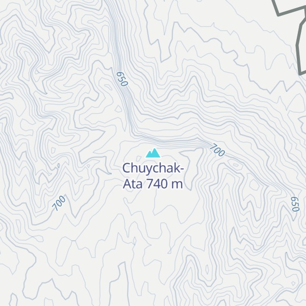 Map of Chuychak-Ata