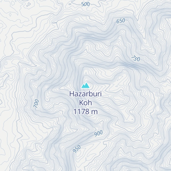Map of Hazarburi Koh
