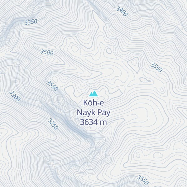 Map of Kōh-e Nayk Pāy