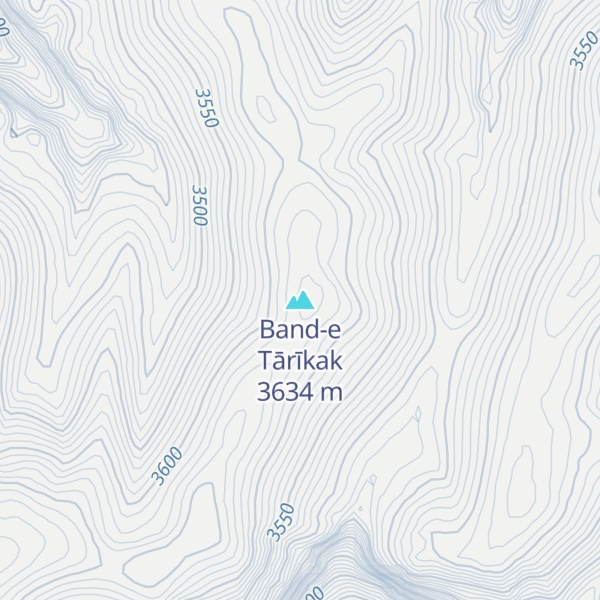 Map of Band-e Tārīkak