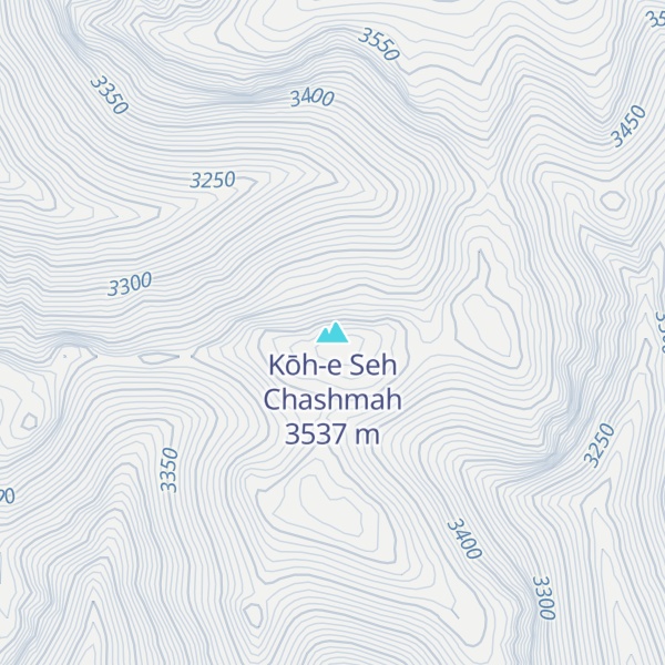 Map of Kōh-e Seh Chashmah