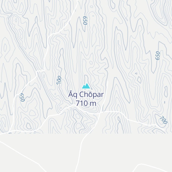 Map of Āq Chōpar