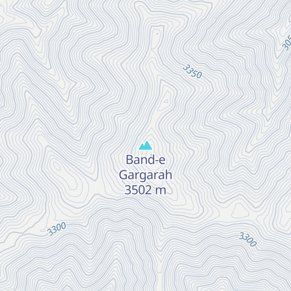 Map of Band-e Gargarah