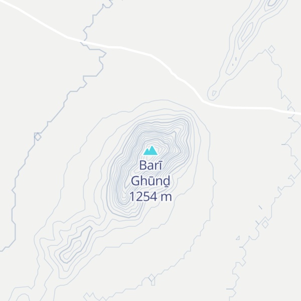 Map of Barī Ghūnḏ