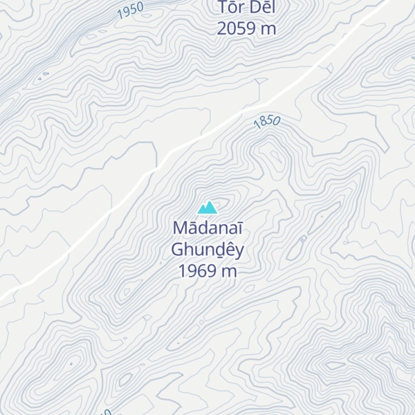 Map of Mādanaī Ghunḏêy