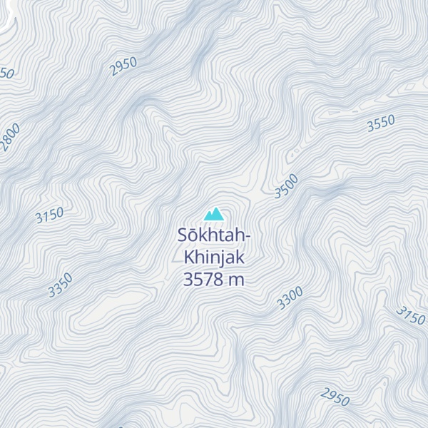 Map of Sōkhtah-Khinjak