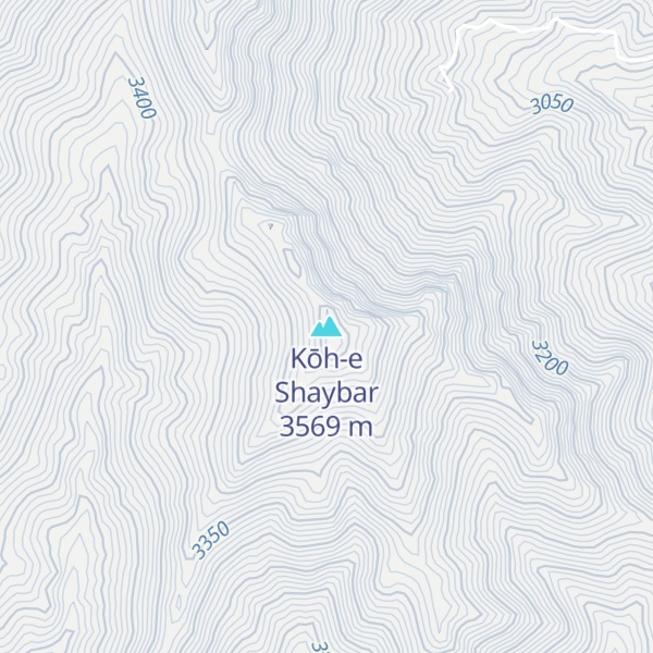 Map of Kōh-e Shaybar