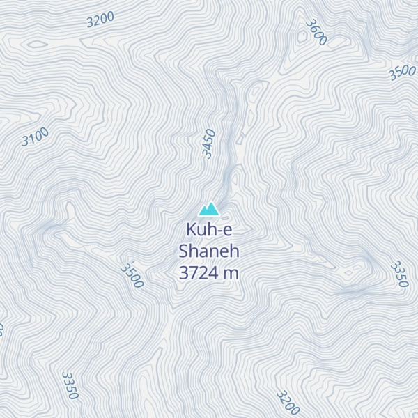 Map of Kuh-e Shaneh