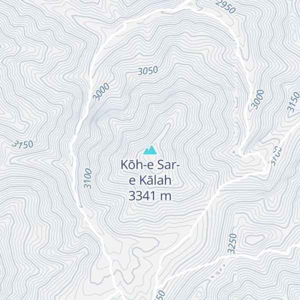 Map of Kōh-e Sar-e Kālah