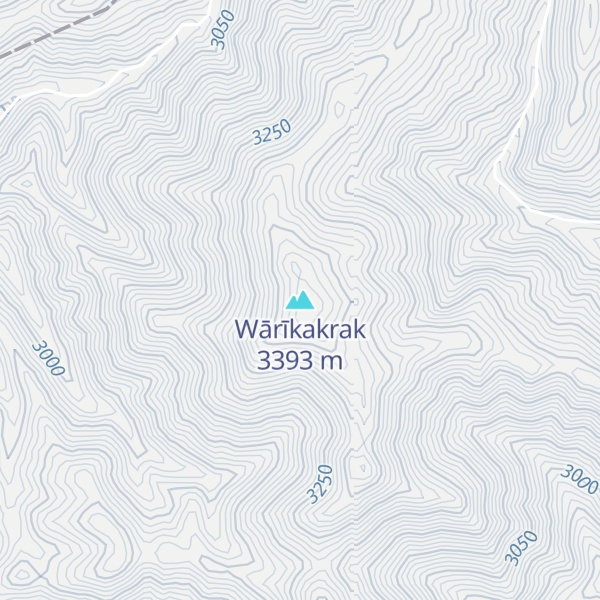 Map of Wārīkakrak
