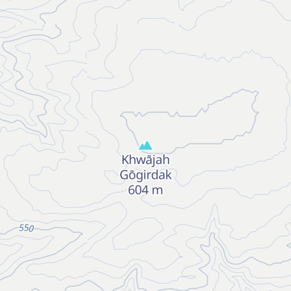 Map of Khwājah Gōgirdak