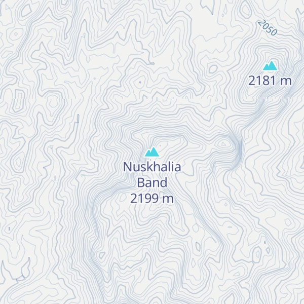 Map of Nuskhalia Band