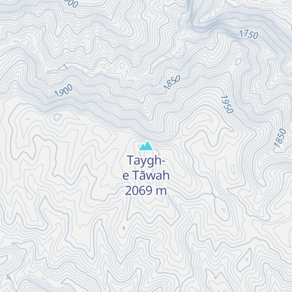 Map of Taygh-e Tāwah