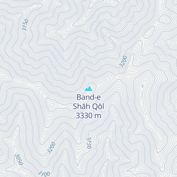 Map of Band-e Shāh Qōl