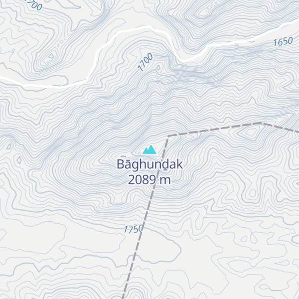 Map of Bāghunḏak
