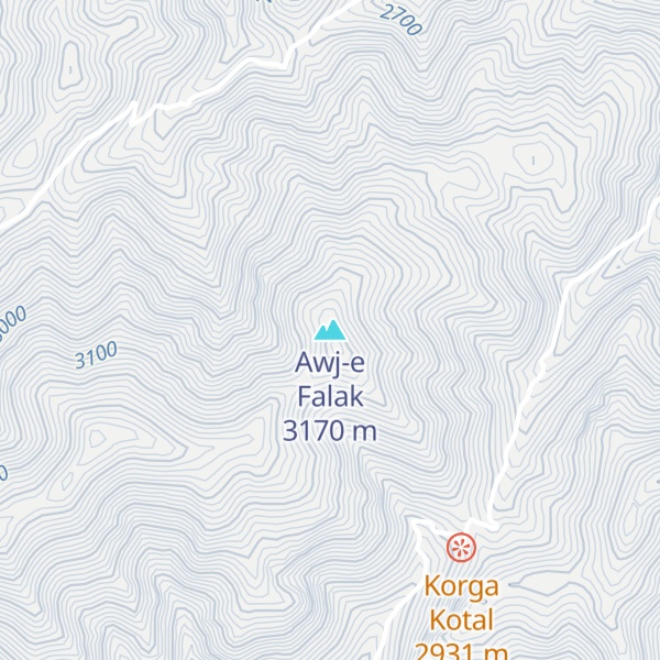 Map of Awj-e Falak