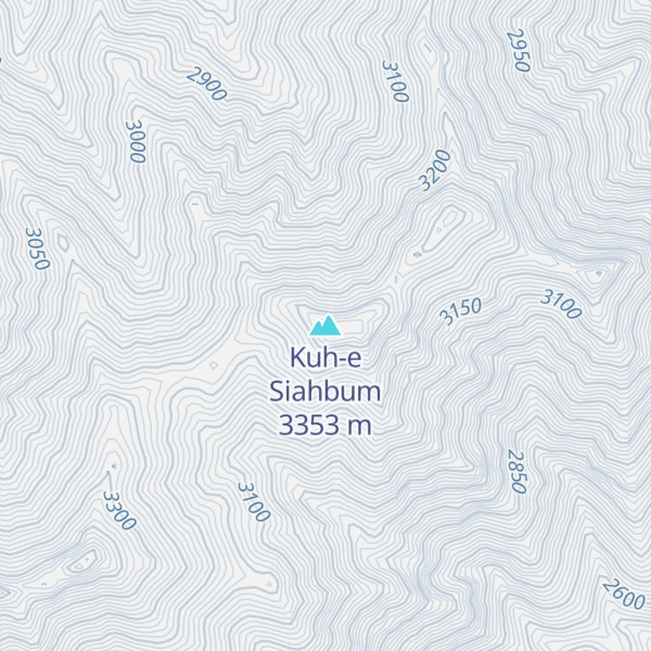 Map of Kuh-e Siahbum