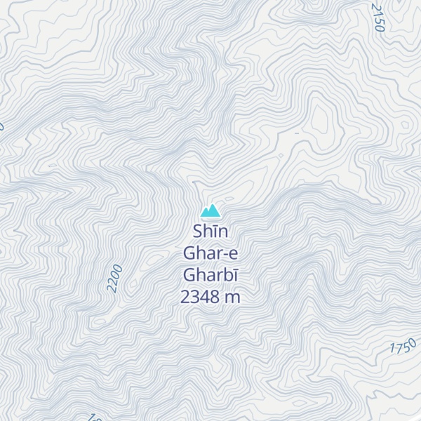 Map of Shīn Ghar-e Gharbī