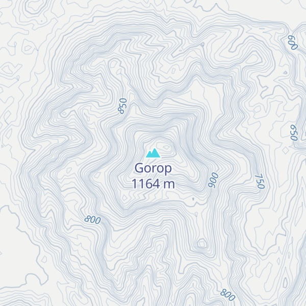 Map of Gorop