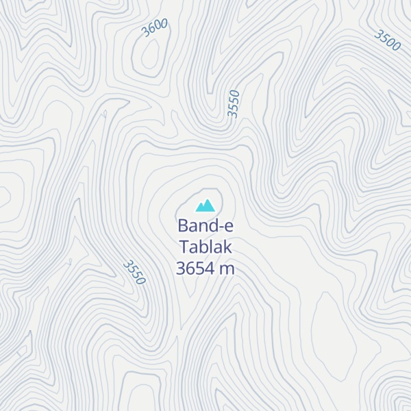 Map of Band-e Tablak