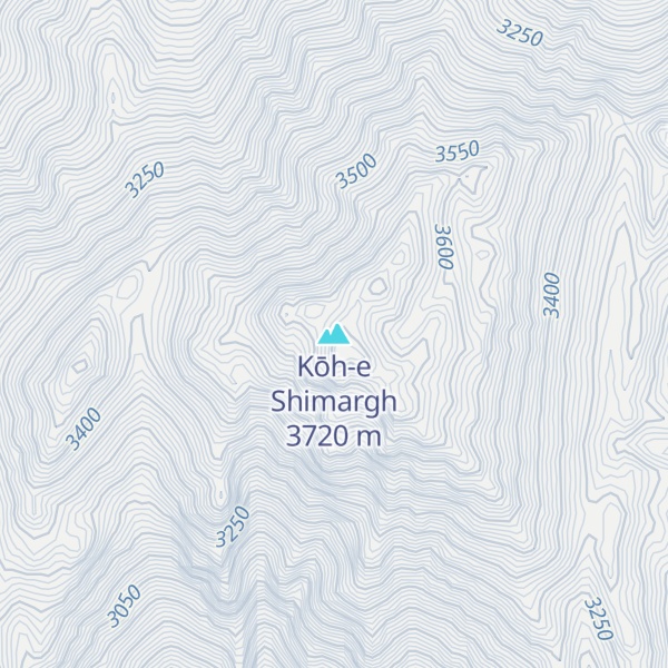 Map of Kōh-e Shimargh