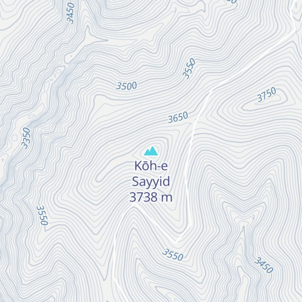 Map of Kōh-e Sayyid
