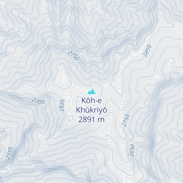Map of Kōh-e Khūkriyō