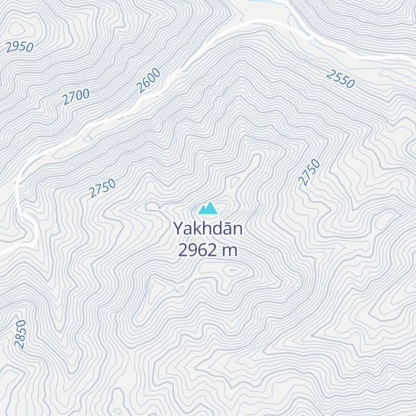 Map of Yakhdān