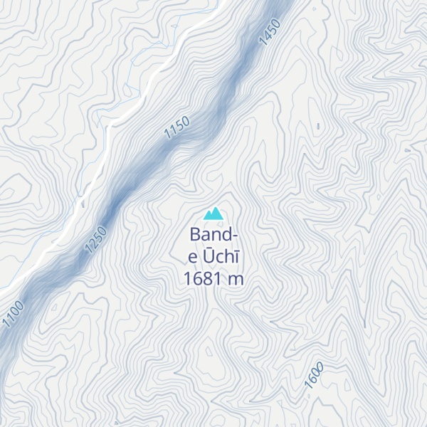 Map of Band-e Ūchī