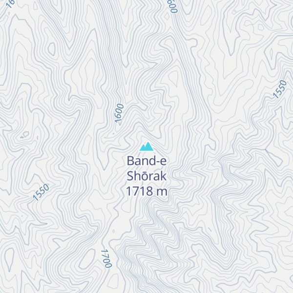 Map of Band-e Shōrak