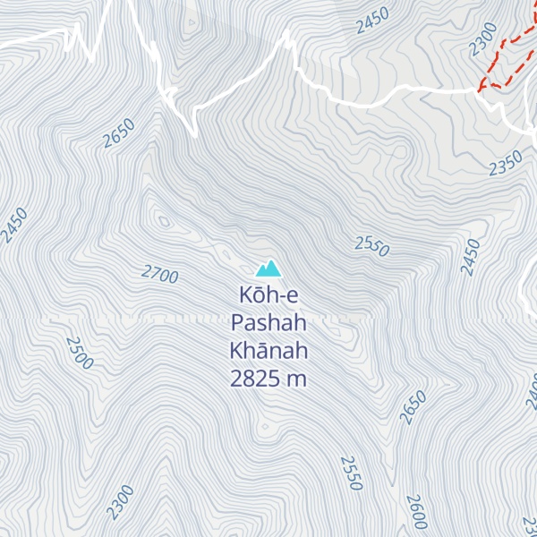 Map of Kōh-e Pashah Khānah