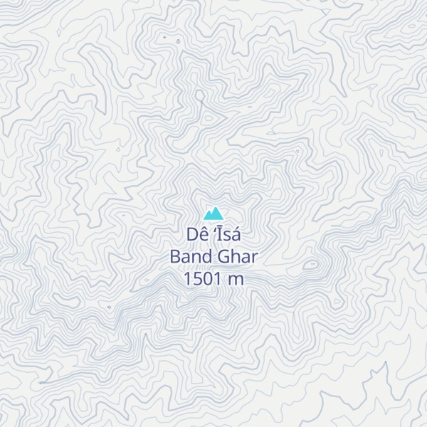 Map of Dê ‘Īsá Band Ghar
